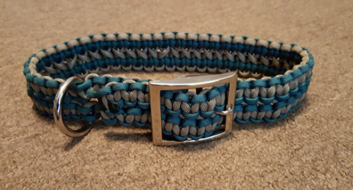 Adjustable Wide Paracord Dog Collar