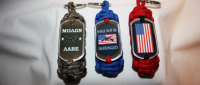 Patriotic - 2nd Amendment Paracord Dog Tag Key Fob