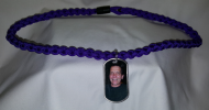 Custom Photo Paracord Necklace