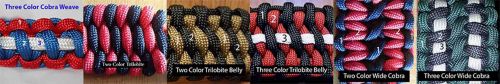 Pick Your Colors Custom Paracord Survival Bracelet 